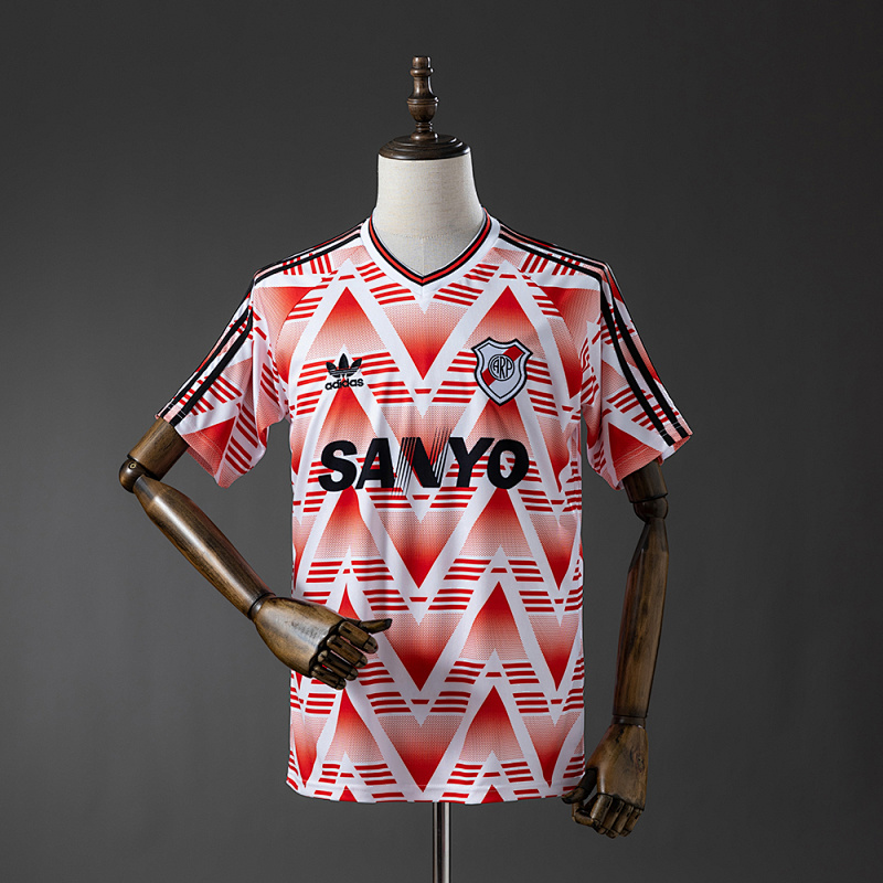 Camiseta retro de visitante de River Plate 92-93, tallas S-XXL